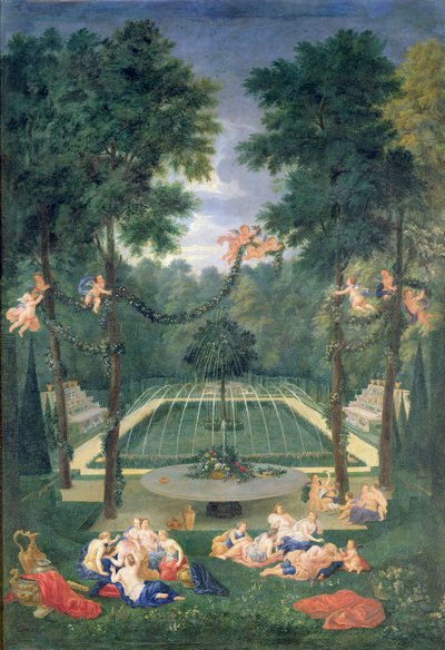 Groves of Versailles, View of the Marais with Venus and Echo, 1688 by Jean the Younger Cotelle